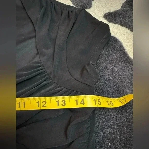 White House Black Market Dress Size 4 Structured Cinched Little Black dress - Picture 13 of 14